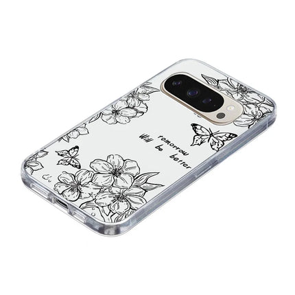 For Google Pixel 9 / 9 Pro Case Pattern Printing Shockproof Soft TPU Phone Cover