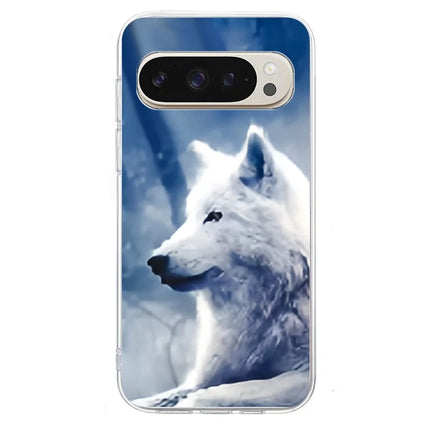 For Google Pixel 9 / 9 Pro Case Pattern Printing Shockproof Soft TPU Phone Cover