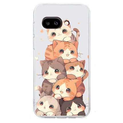 For Google Pixel 9a Case Pattern Printing Shockproof Soft TPU Phone Cover