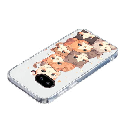 For Google Pixel 9a Case Pattern Printing Shockproof Soft TPU Phone Cover