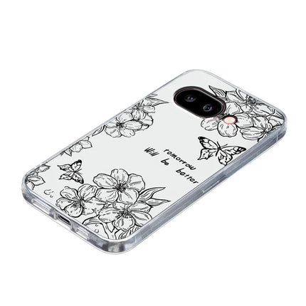 For Google Pixel 9a Case Pattern Printing Shockproof Soft TPU Phone Cover