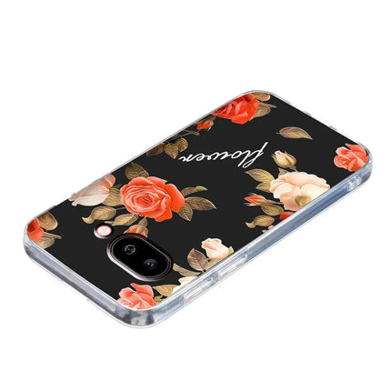 For Google Pixel 9a Case Pattern Printing Shockproof Soft TPU Phone Cover