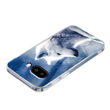 For Google Pixel 9a Case Pattern Printing Shockproof Soft TPU Phone Cover