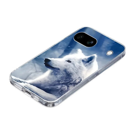 For Google Pixel 9a Case Pattern Printing Shockproof Soft TPU Phone Cover