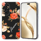 Black Background Flowers