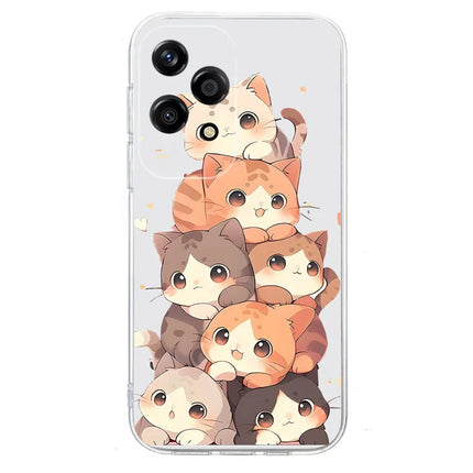 For Honor 200 Lite Case Pattern Printing Shockproof Soft TPU Phone Cover