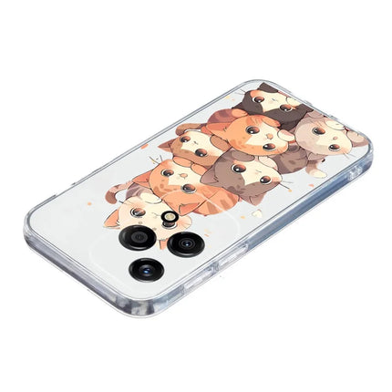 For Honor 200 Lite Case Pattern Printing Shockproof Soft TPU Phone Cover