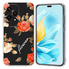 Black Background Flowers