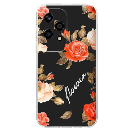 For Honor 200 Lite Case Pattern Printing Shockproof Soft TPU Phone Cover