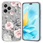 Grey Background Flowers