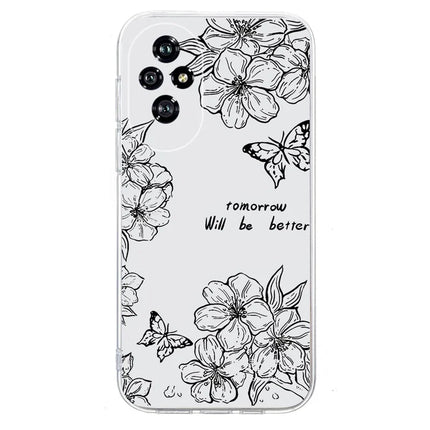 For Honor 200 5G Case Pattern Printing Shockproof Soft TPU Phone Cover