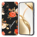 Black Background Flowers