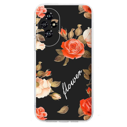 For Honor 200 5G Case Pattern Printing Shockproof Soft TPU Phone Cover