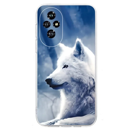 For Honor 200 5G Case Pattern Printing Shockproof Soft TPU Phone Cover