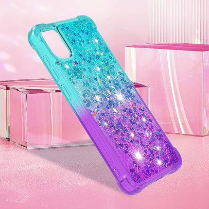 For Samsung Galaxy A06 TPU Case Gradient Quicksand Phone Back Cover