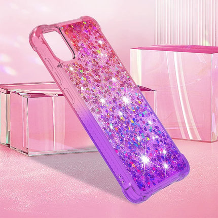 For Samsung Galaxy A06 TPU Case Gradient Quicksand Phone Back Cover
