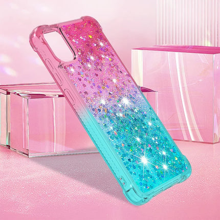 For Samsung Galaxy A06 TPU Case Gradient Quicksand Phone Back Cover