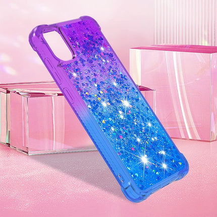 For Samsung Galaxy A06 TPU Case Gradient Quicksand Phone Back Cover