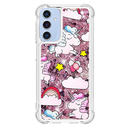 For Samsung Galaxy A16 5G / Galaxy A16 4G TPU Case with Quicksand and Pattern Printed