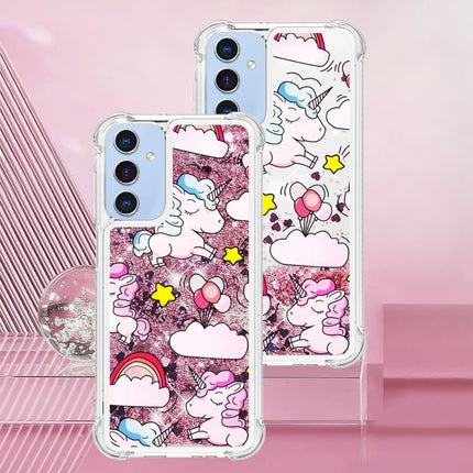 For Samsung Galaxy A16 5G / Galaxy A16 4G TPU Case with Quicksand and Pattern Printed