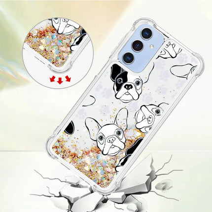 For Samsung Galaxy A16 5G / Galaxy A16 4G TPU Case with Quicksand and Pattern Printed