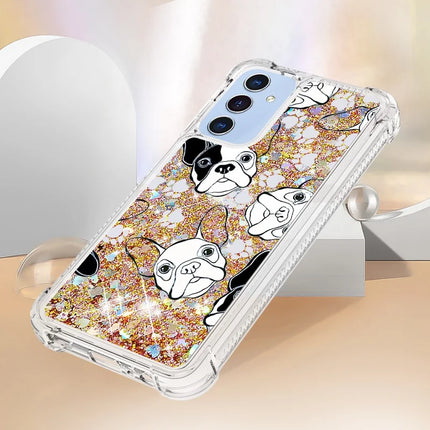 For Samsung Galaxy A16 5G / Galaxy A16 4G TPU Case with Quicksand and Pattern Printed