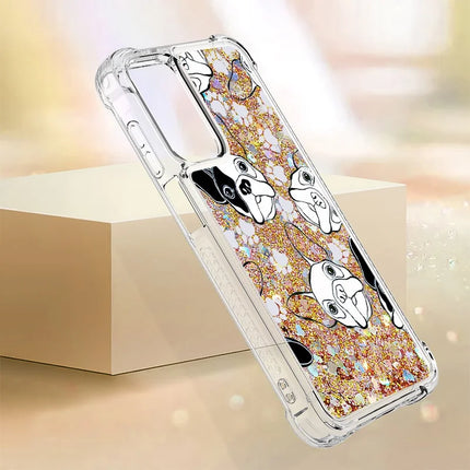 For Samsung Galaxy A16 5G / Galaxy A16 4G TPU Case with Quicksand and Pattern Printed