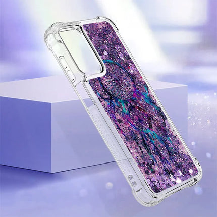 For Samsung Galaxy A16 5G / Galaxy A16 4G TPU Case with Quicksand and Pattern Printed