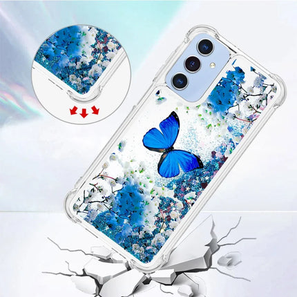 For Samsung Galaxy A16 5G / Galaxy A16 4G TPU Case with Quicksand and Pattern Printed