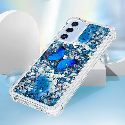 For Samsung Galaxy A16 5G / Galaxy A16 4G TPU Case with Quicksand and Pattern Printed
