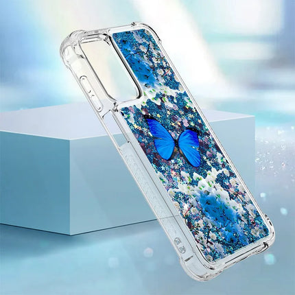 For Samsung Galaxy A16 5G / Galaxy A16 4G TPU Case with Quicksand and Pattern Printed