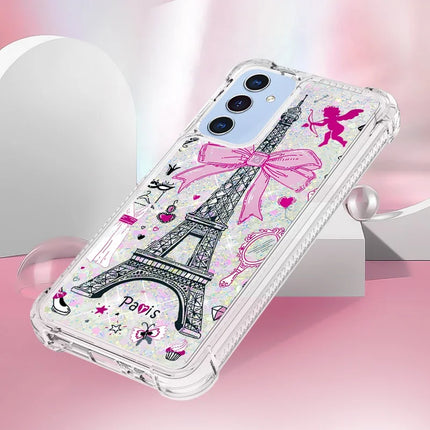 For Samsung Galaxy A16 5G / Galaxy A16 4G TPU Case with Quicksand and Pattern Printed