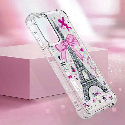 For Samsung Galaxy A16 5G / Galaxy A16 4G TPU Case with Quicksand and Pattern Printed