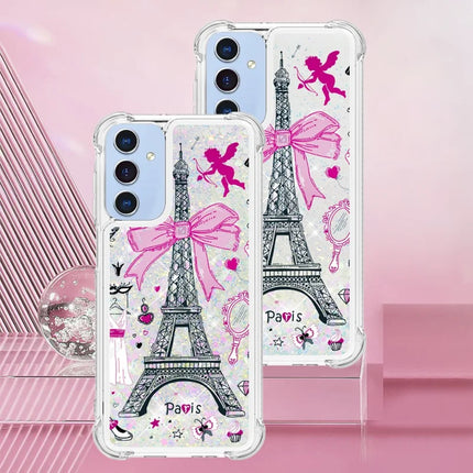 For Samsung Galaxy A16 5G / Galaxy A16 4G TPU Case with Quicksand and Pattern Printed