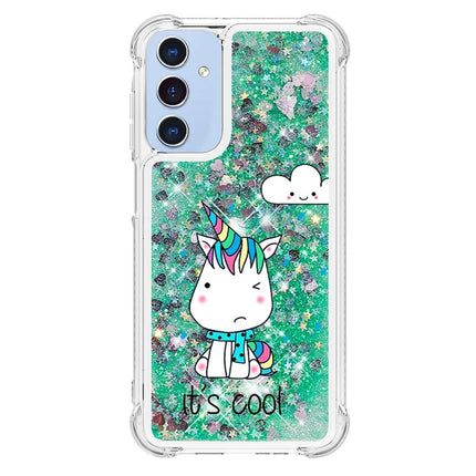 For Samsung Galaxy A16 5G / Galaxy A16 4G TPU Case with Quicksand and Pattern Printed