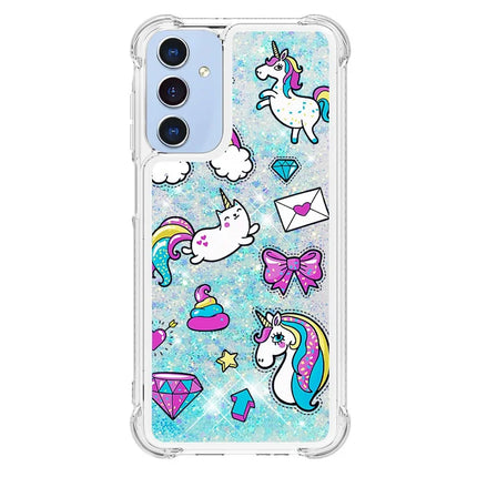 For Samsung Galaxy A16 5G / Galaxy A16 4G TPU Case with Quicksand and Pattern Printed