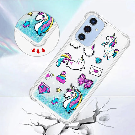 For Samsung Galaxy A16 5G / Galaxy A16 4G TPU Case with Quicksand and Pattern Printed