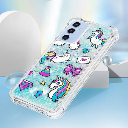 For Samsung Galaxy A16 5G / Galaxy A16 4G TPU Case with Quicksand and Pattern Printed