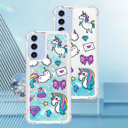 For Samsung Galaxy A16 5G / Galaxy A16 4G TPU Case with Quicksand and Pattern Printed