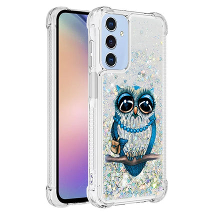 For Samsung Galaxy A16 5G / Galaxy A16 4G TPU Case with Quicksand and Pattern Printed