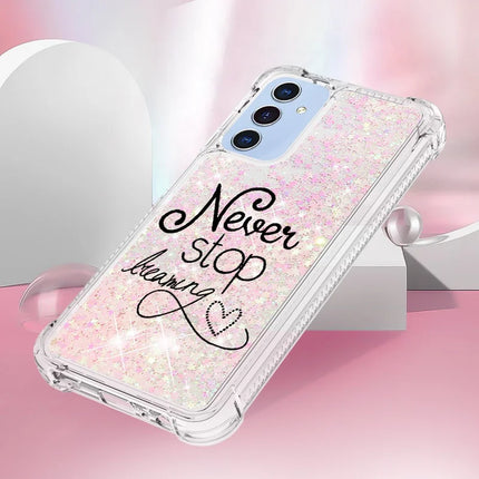 For Samsung Galaxy A16 5G / Galaxy A16 4G TPU Case with Quicksand and Pattern Printed