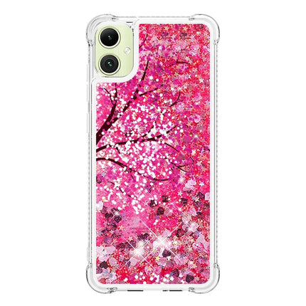 For Samsung Galaxy A06 TPU Case with Quicksand and Pattern Printed