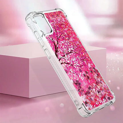 For Samsung Galaxy A06 TPU Case with Quicksand and Pattern Printed
