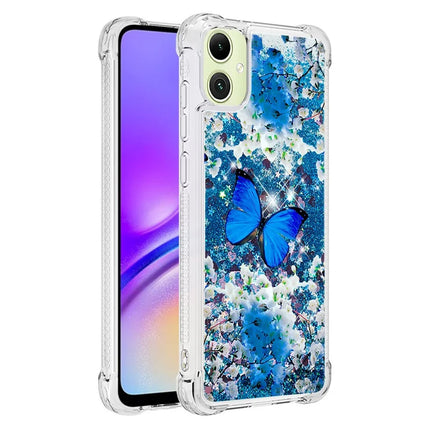 For Samsung Galaxy A06 TPU Case with Quicksand and Pattern Printed