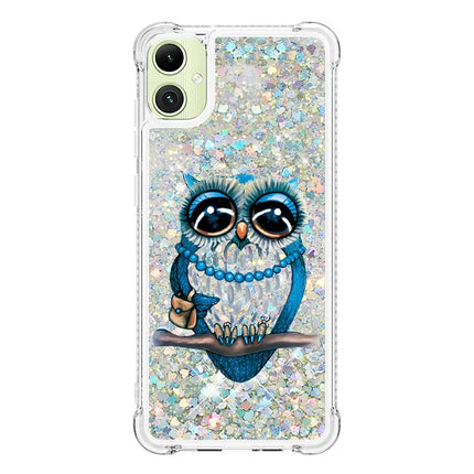 For Samsung Galaxy A06 TPU Case with Quicksand and Pattern Printed