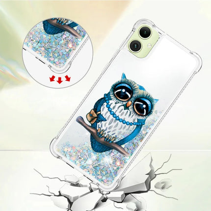 For Samsung Galaxy A06 TPU Case with Quicksand and Pattern Printed