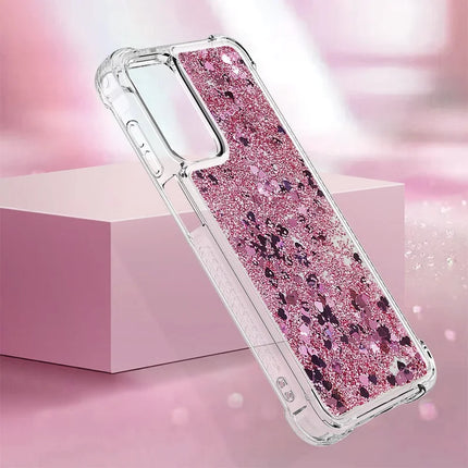 For Samsung Galaxy A16 5G / Galaxy A16 4G TPU Case Glitter Quicksand Shockproof Phone Back Cover