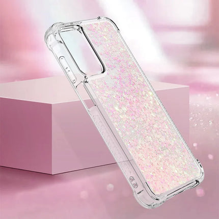 For Samsung Galaxy A16 5G / Galaxy A16 4G TPU Case Glitter Quicksand Shockproof Phone Back Cover