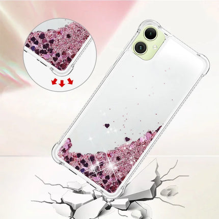 For Samsung Galaxy A06 TPU Case Glitter Quicksand Shockproof Phone Back Cover