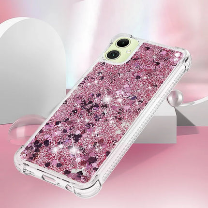For Samsung Galaxy A06 TPU Case Glitter Quicksand Shockproof Phone Back Cover